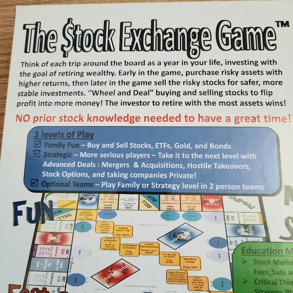The Stock Exchange Game, :Invest In The Stock Market & Retire Rich, Board Game - Picture 11 of 13